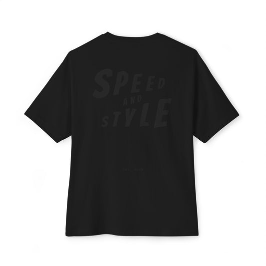 BLACKOUT Scale Distortion Logo Oversized Tee