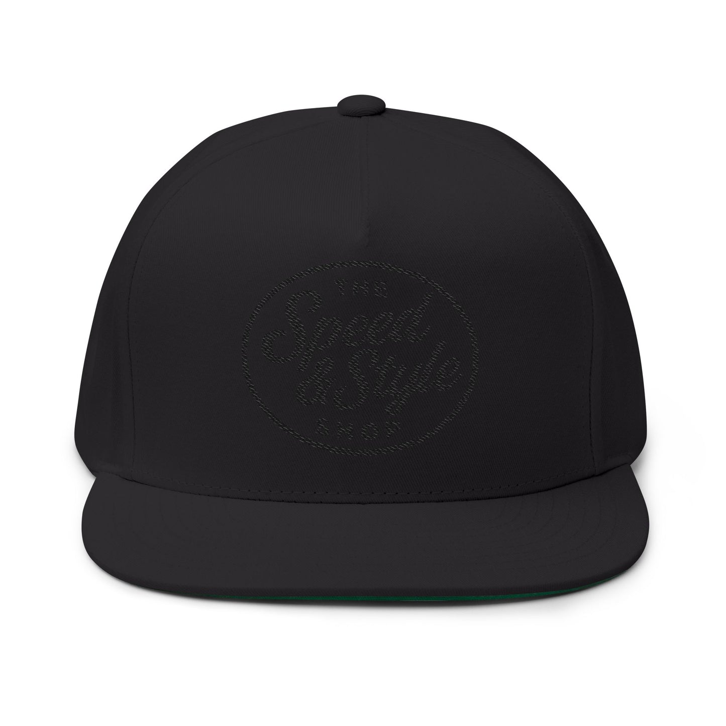BLACKOUT Embroidered Flat Bill Hat