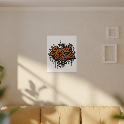 Graffiti Logo Canvas Poster