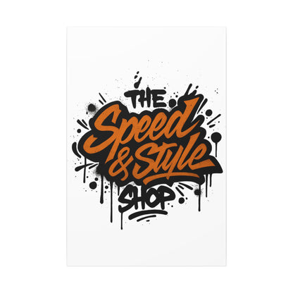 Graffiti Logo Canvas Poster