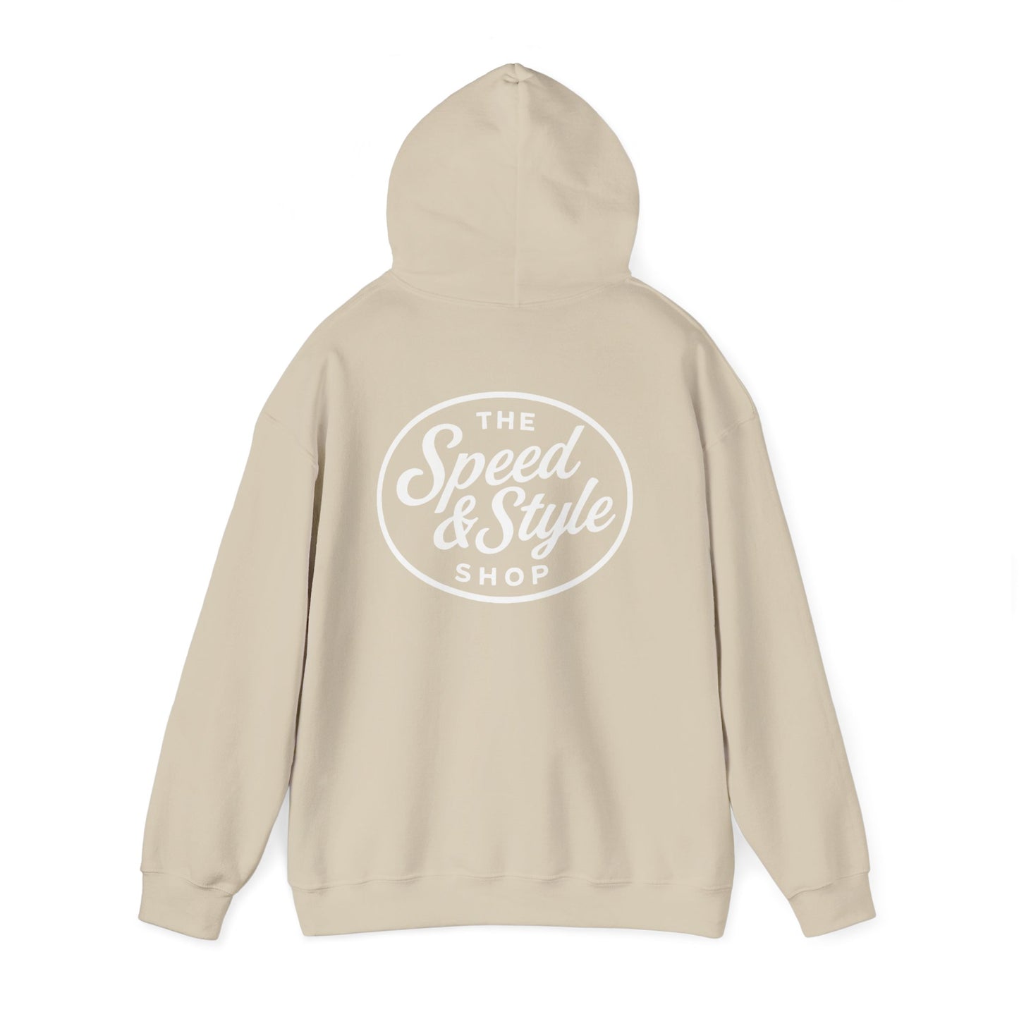 White Logo Hoodie