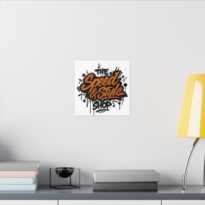 Graffiti Logo Canvas Poster