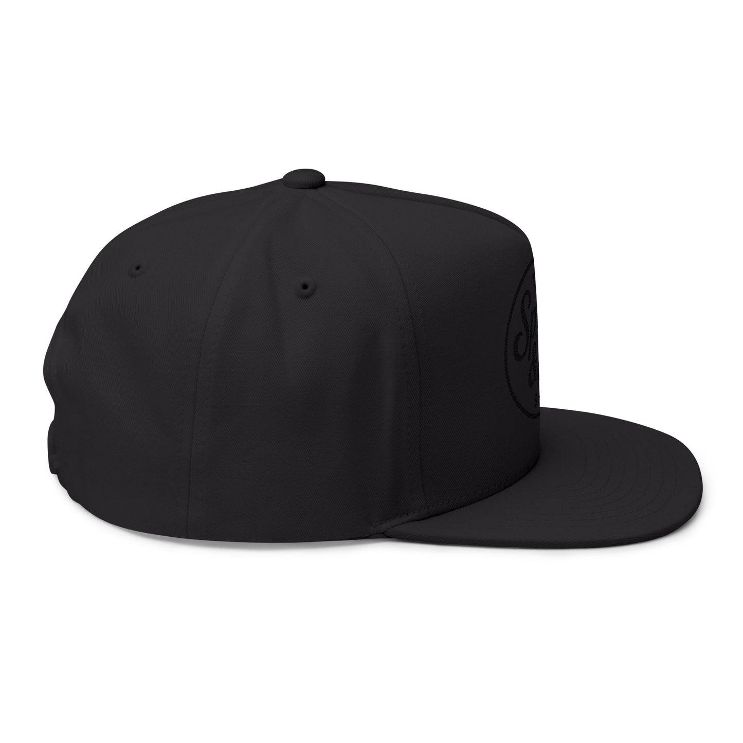 BLACKOUT Embroidered Flat Bill Hat