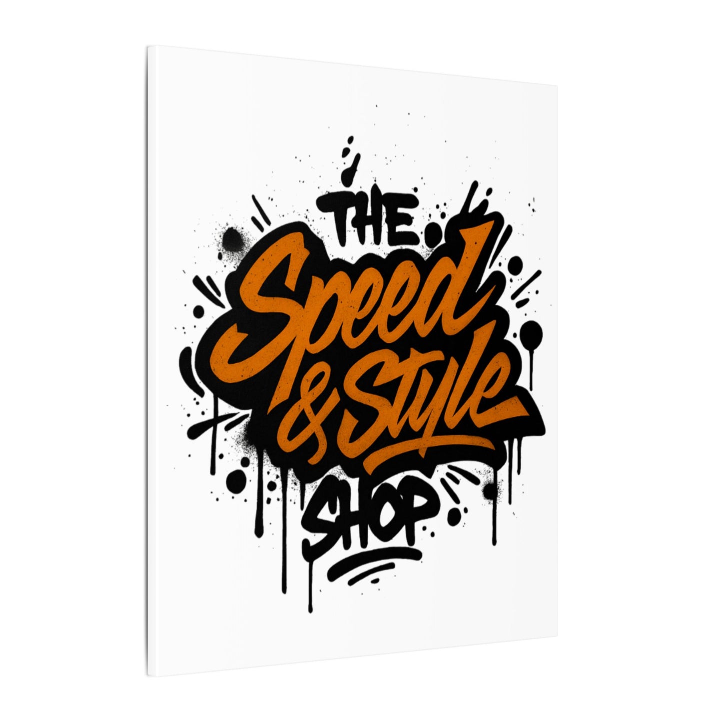 Graffiti Logo Canvas Poster
