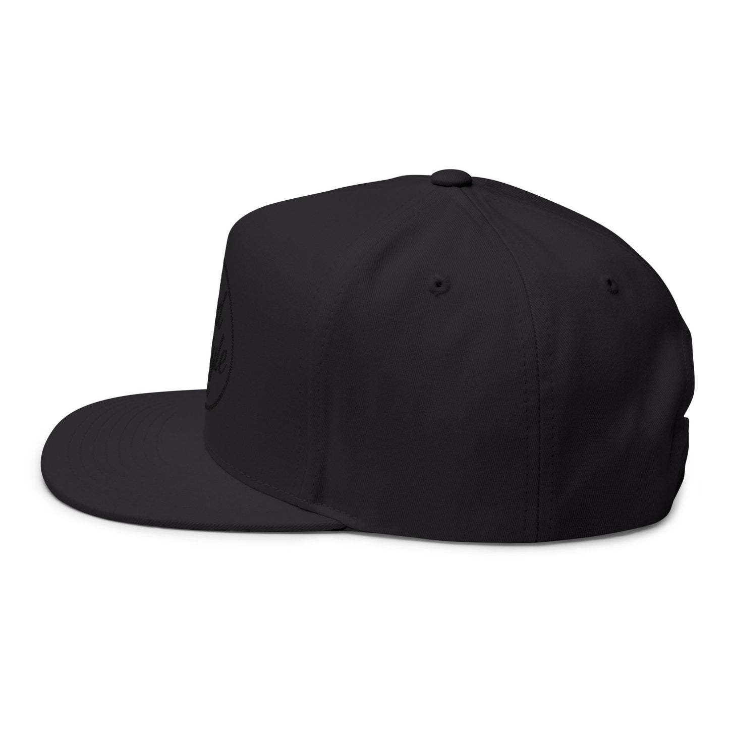 BLACKOUT Embroidered Flat Bill Hat