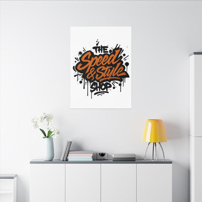 Graffiti Logo Canvas Poster