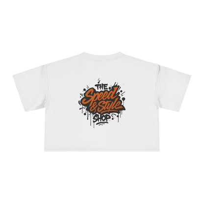 Graffiti Logo Crop Top