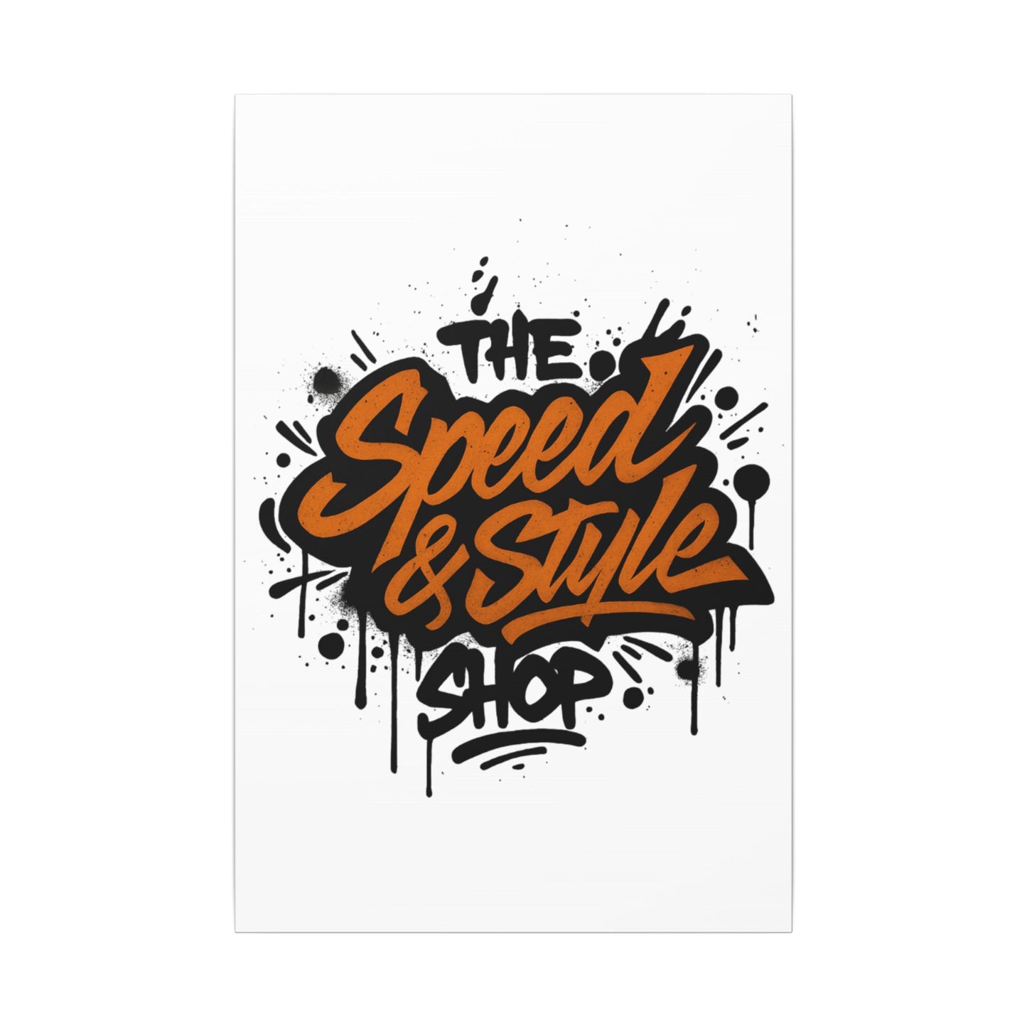 Graffiti Logo Canvas Poster