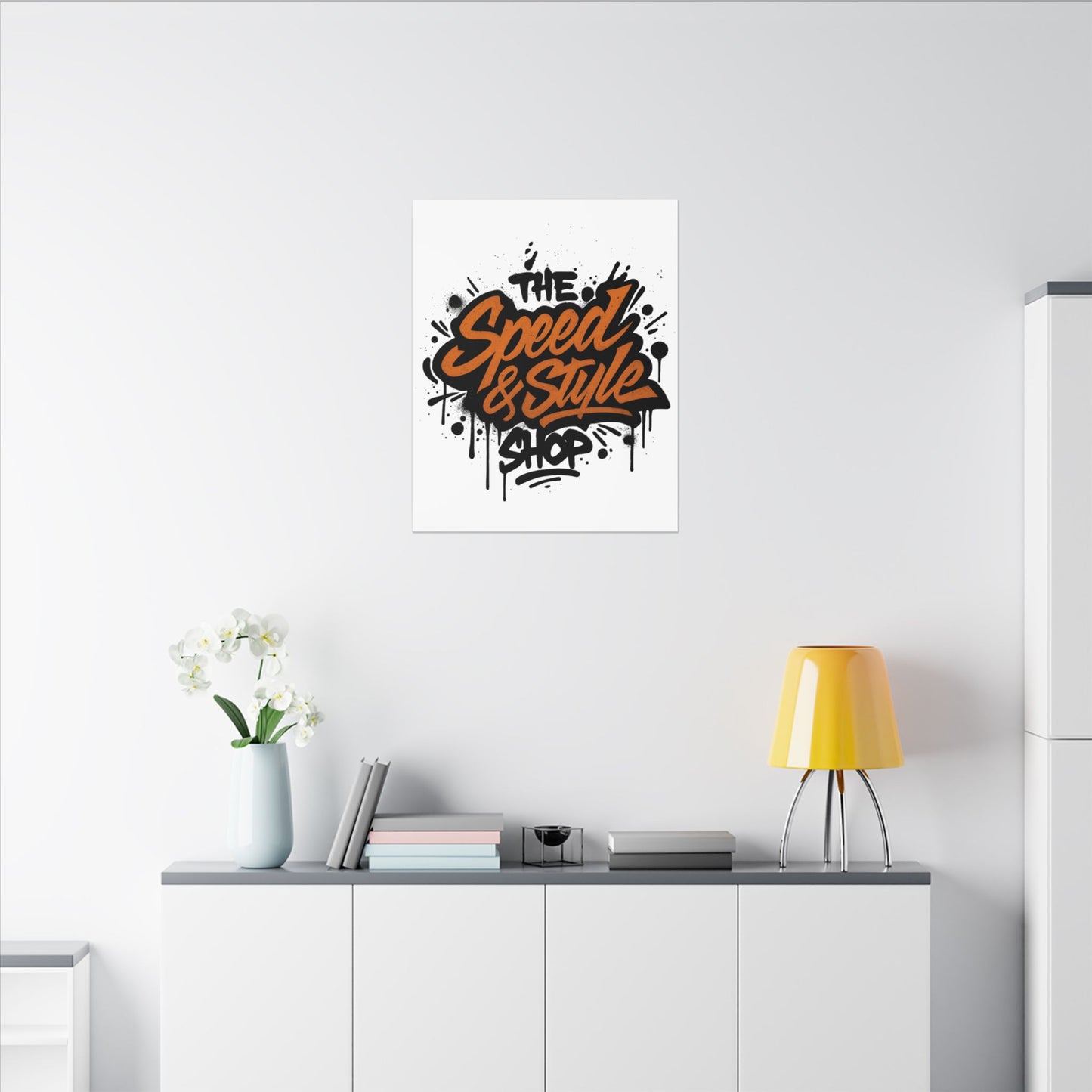 Graffiti Logo Canvas Poster