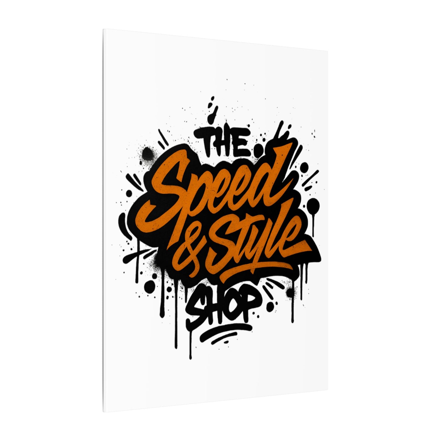 Graffiti Logo Canvas Poster