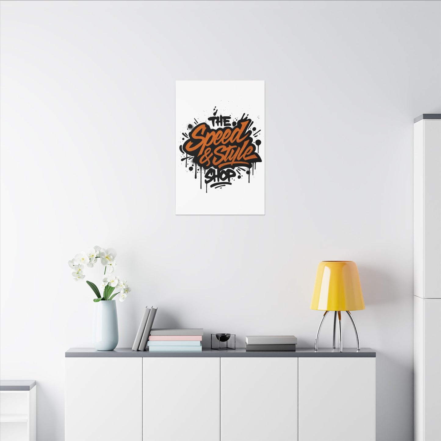 Graffiti Logo Canvas Poster