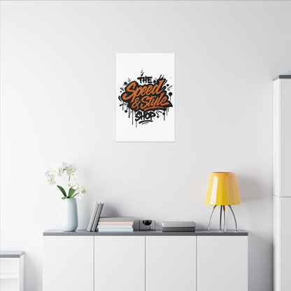 Graffiti Logo Canvas Poster