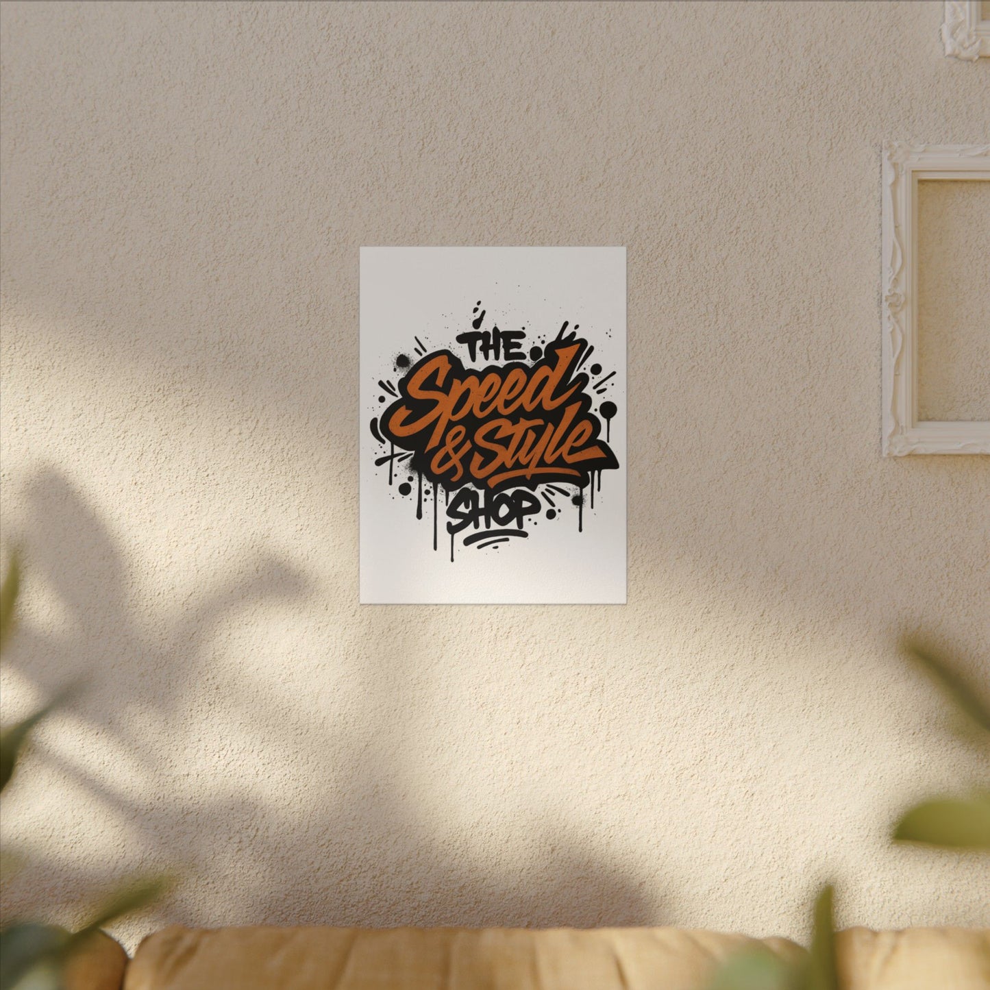 Graffiti Logo Canvas Poster