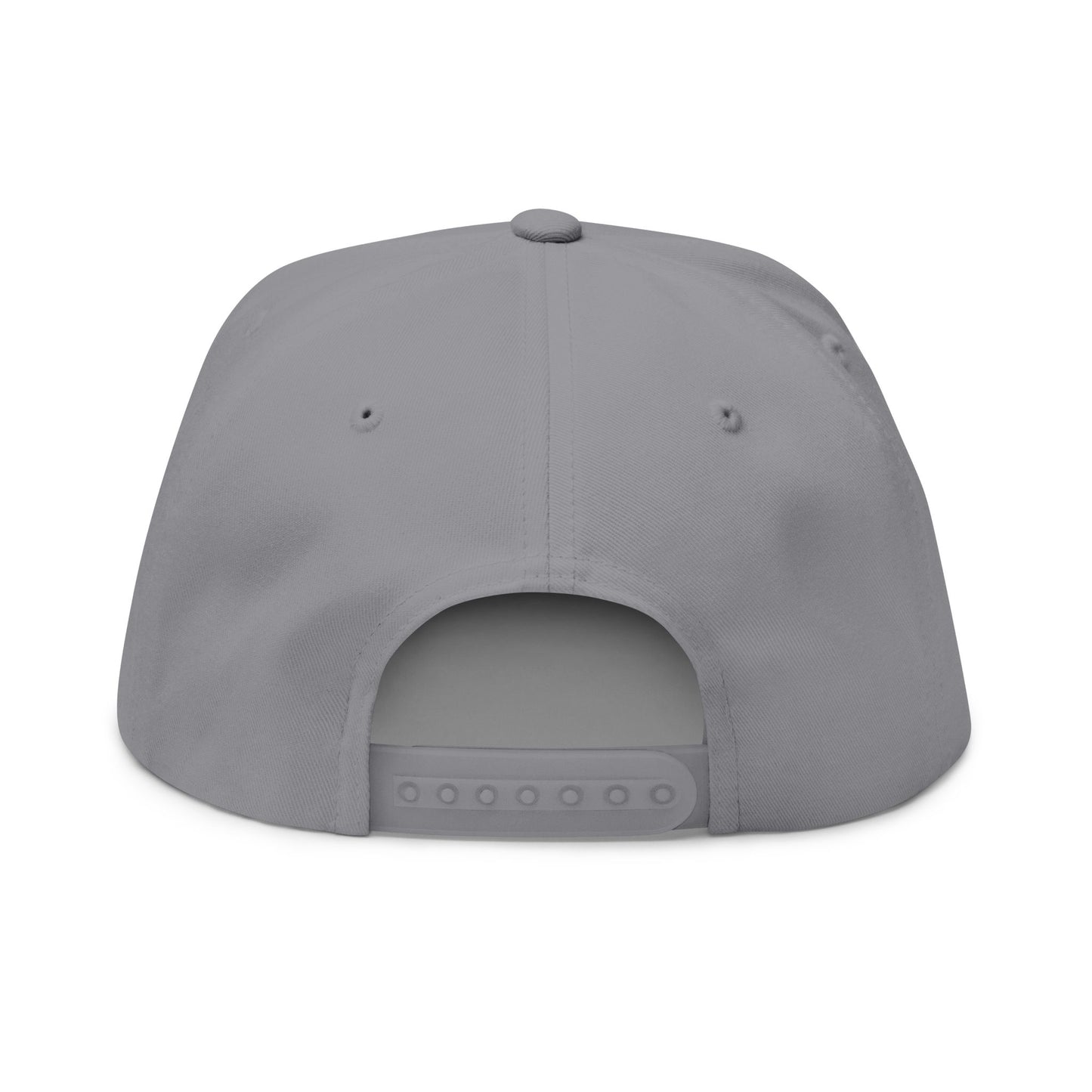 Embroidered Graffiti Logo Flat Bill Hat