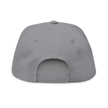 Embroidered Graffiti Logo Flat Bill Hat