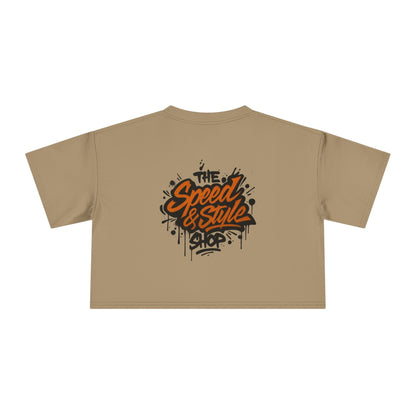 Graffiti Logo Crop Top