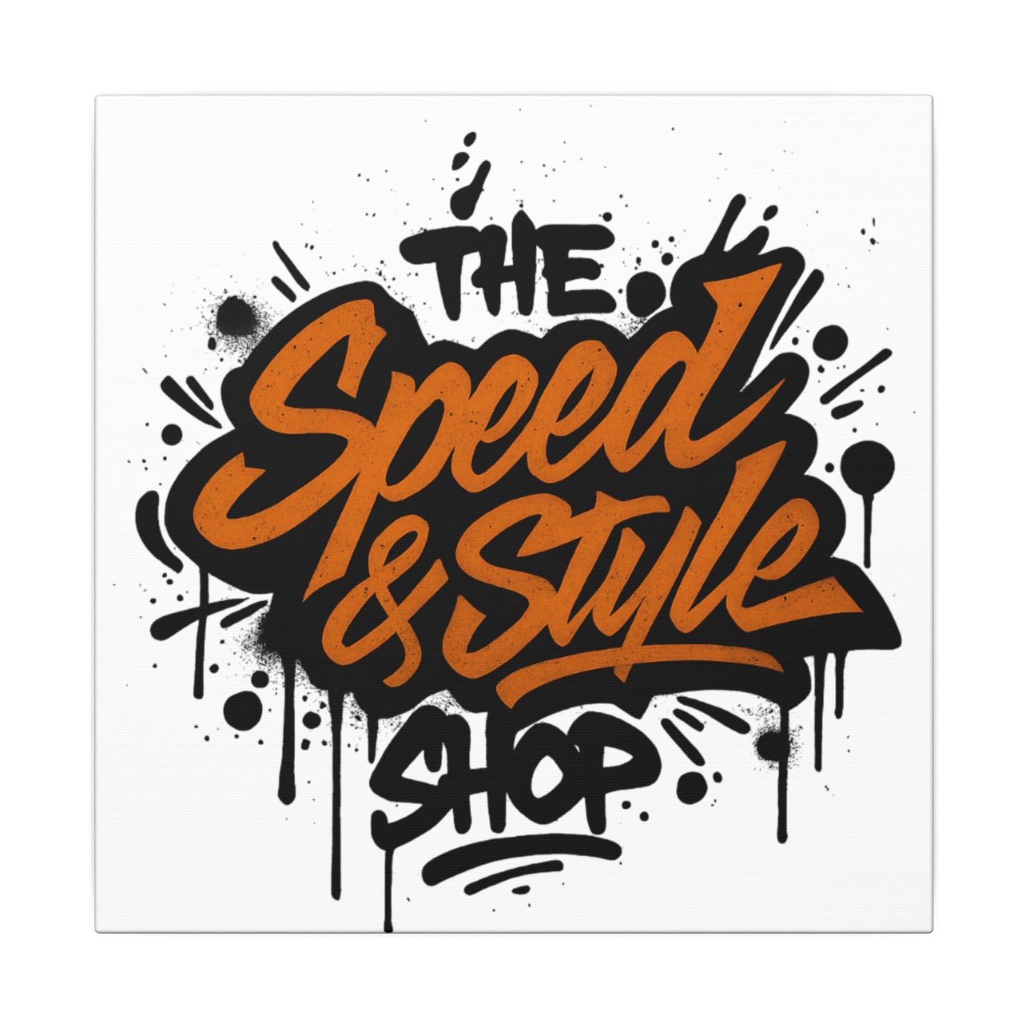 Graffiti Logo Canvas Poster