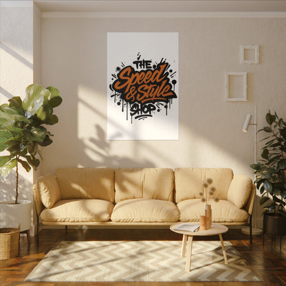 Graffiti Logo Canvas Poster
