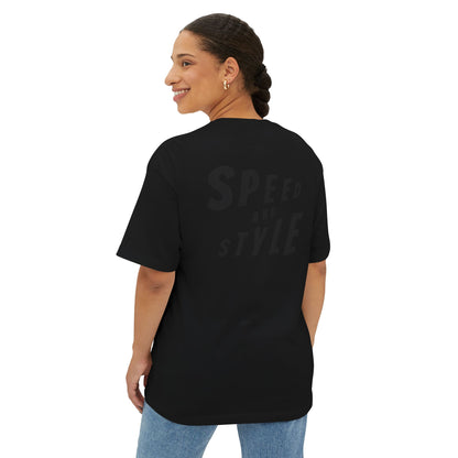 BLACKOUT Scale Distortion Logo Oversized Tee
