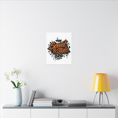 Graffiti Logo Canvas Poster