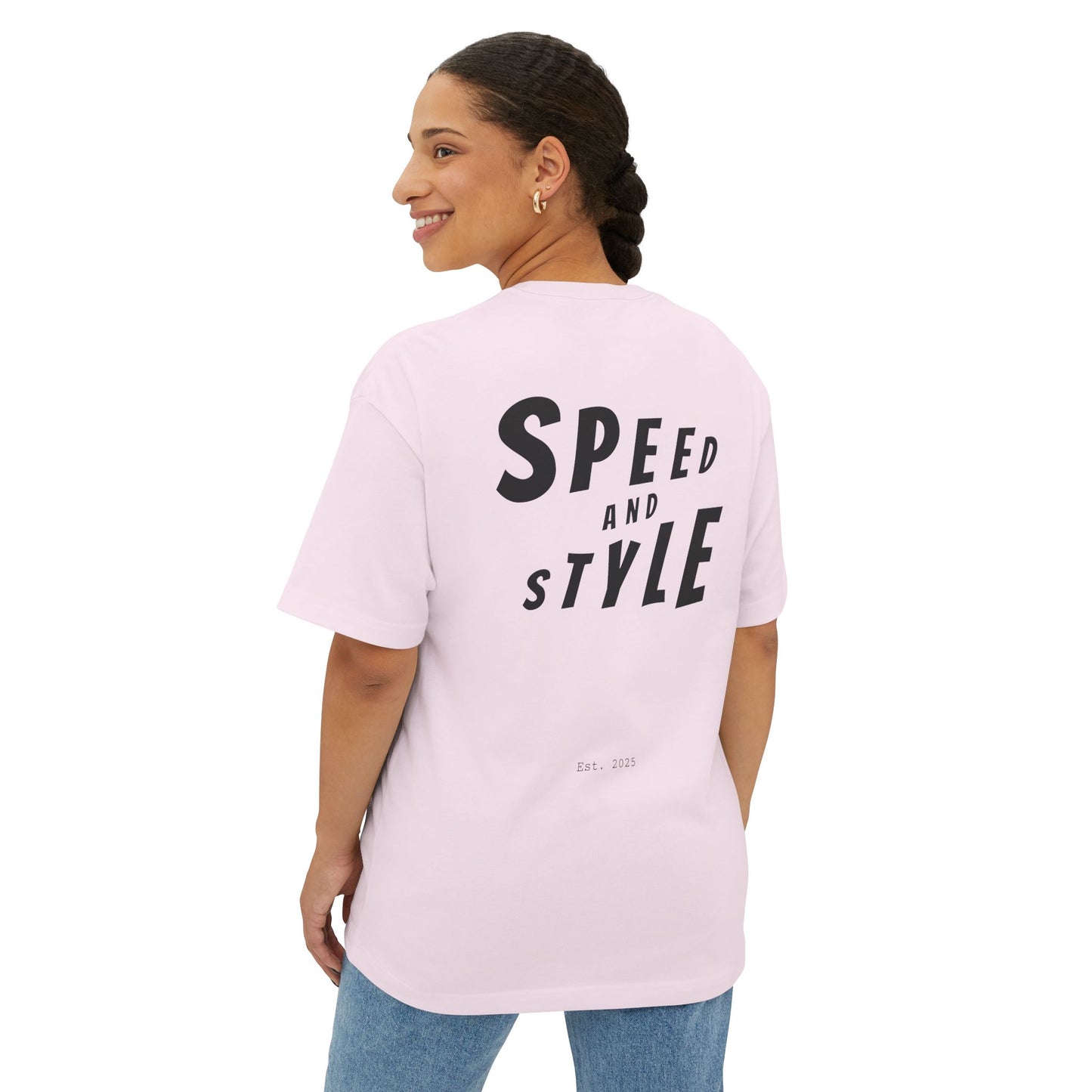 Scale Distortion Logo Oversized Tee