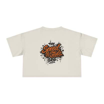 Graffiti Logo Crop Top