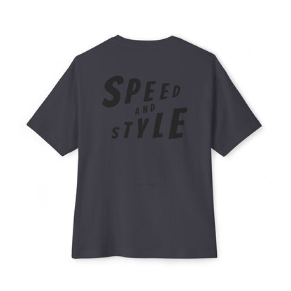 Scale Distortion Logo Oversized Tee