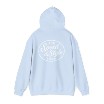 White Logo Hoodie