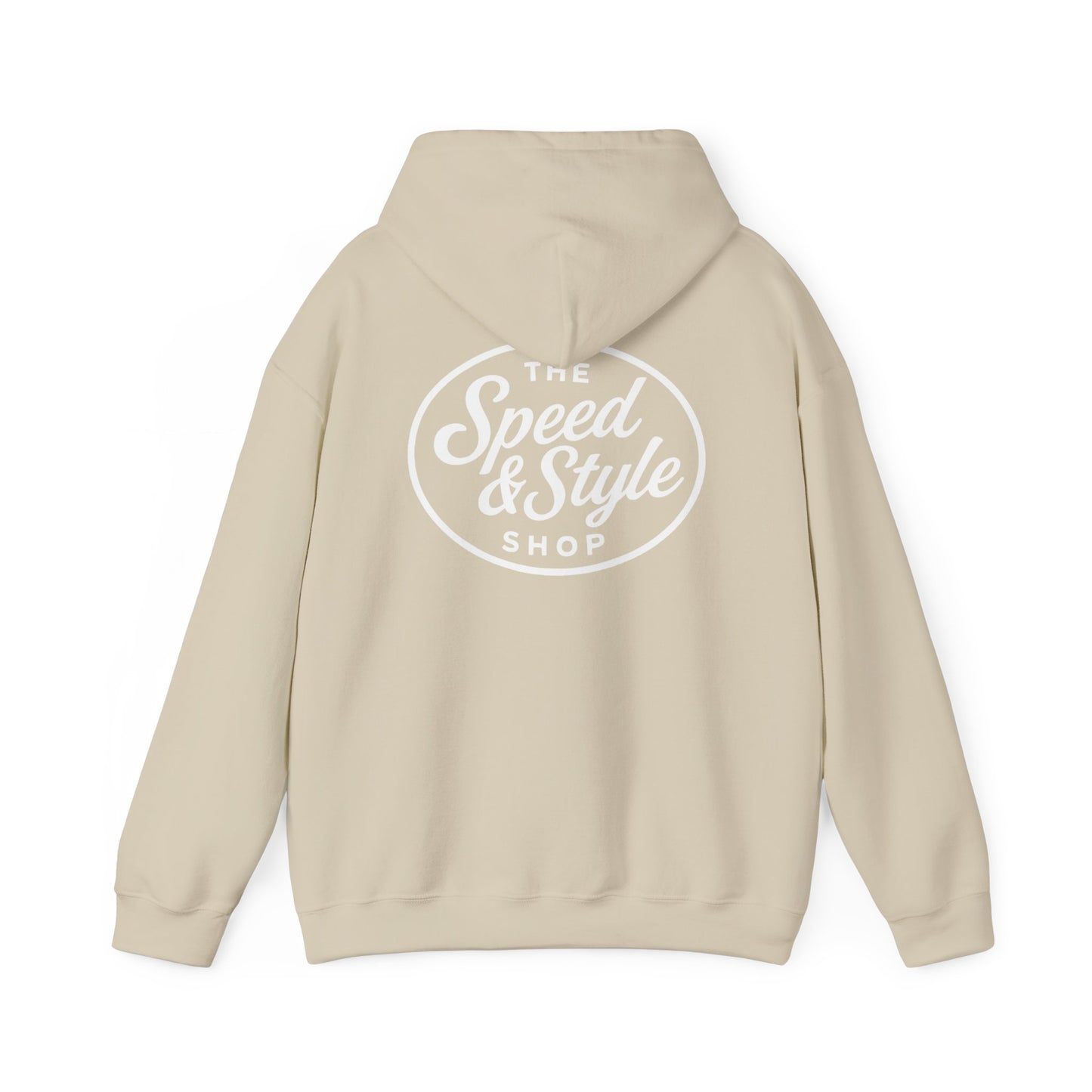 White Logo Hoodie