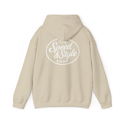White Logo Hoodie