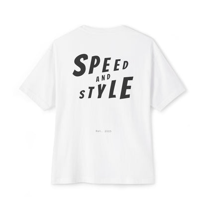 Scale Distortion Logo Oversized Tee