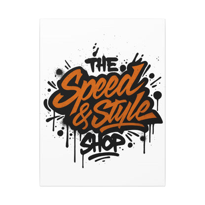 Graffiti Logo Canvas Poster