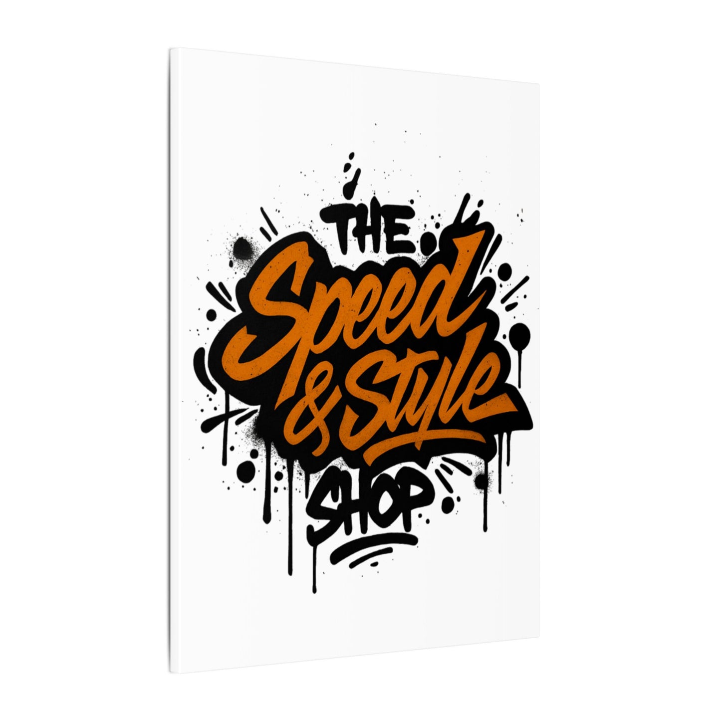 Graffiti Logo Canvas Poster