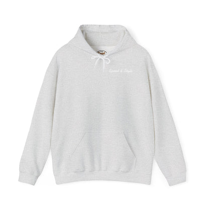 White Logo Hoodie