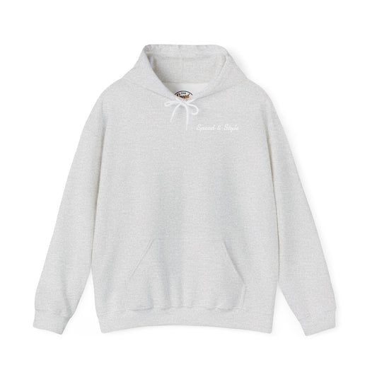 White Logo Hoodie