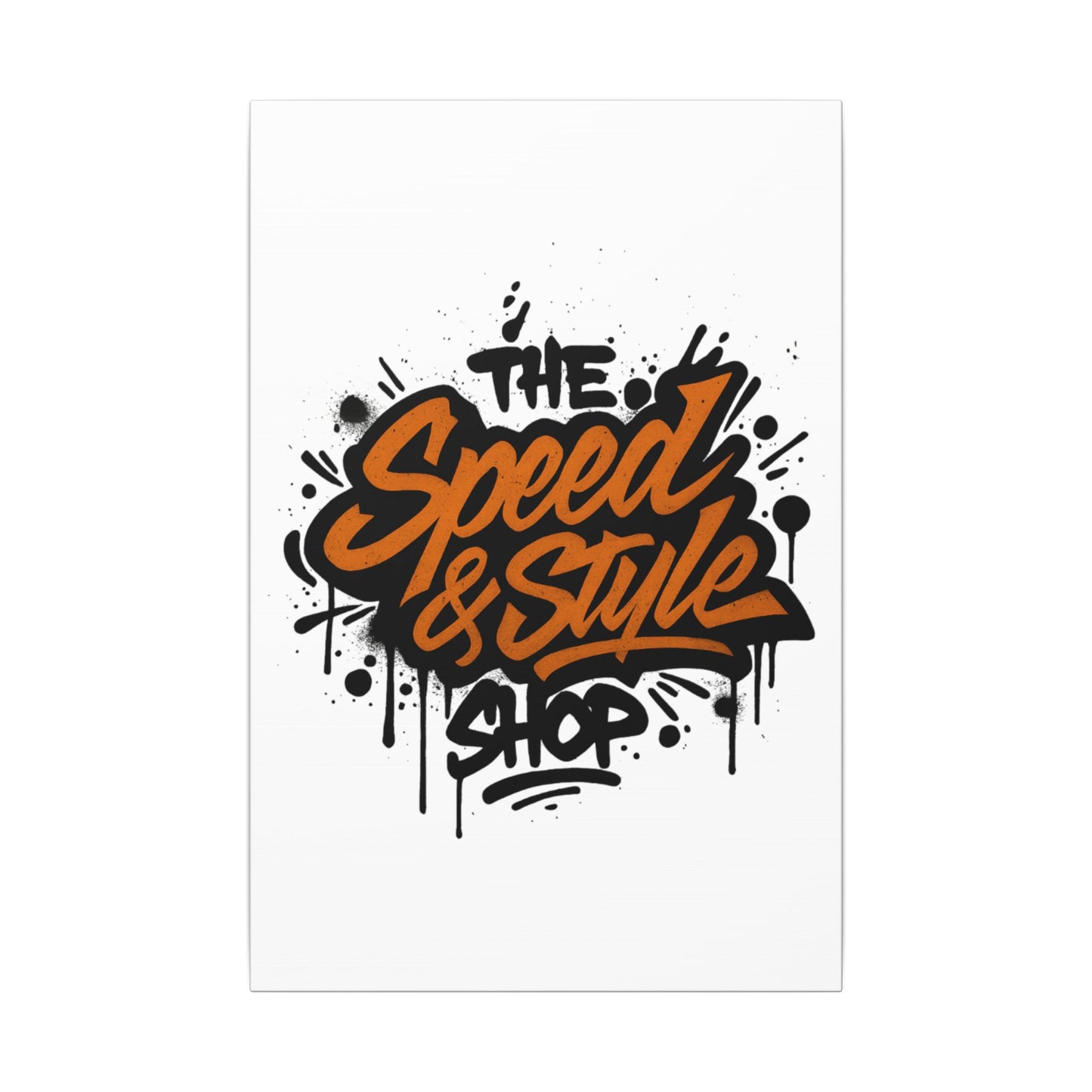 Graffiti Logo Canvas Poster
