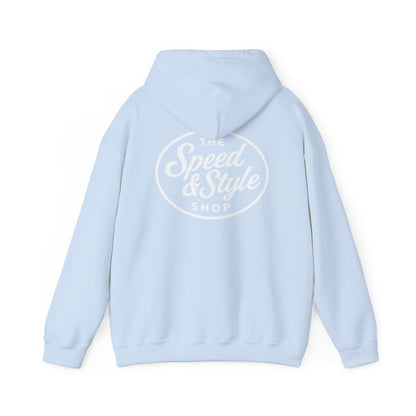 White Logo Hoodie