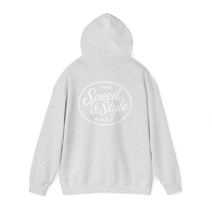 White Logo Hoodie