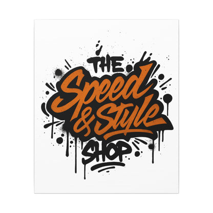 Graffiti Logo Canvas Poster