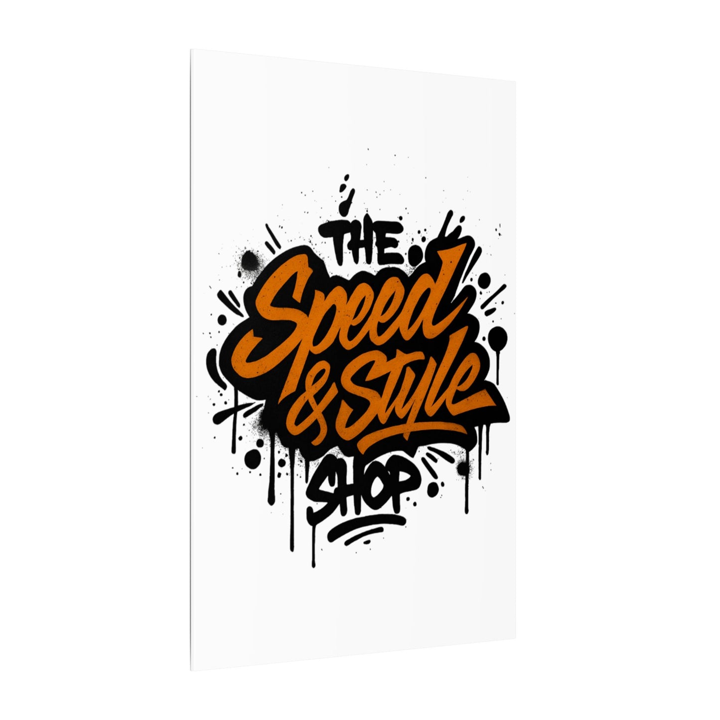 Graffiti Logo Canvas Poster