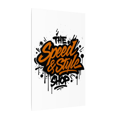 Graffiti Logo Canvas Poster