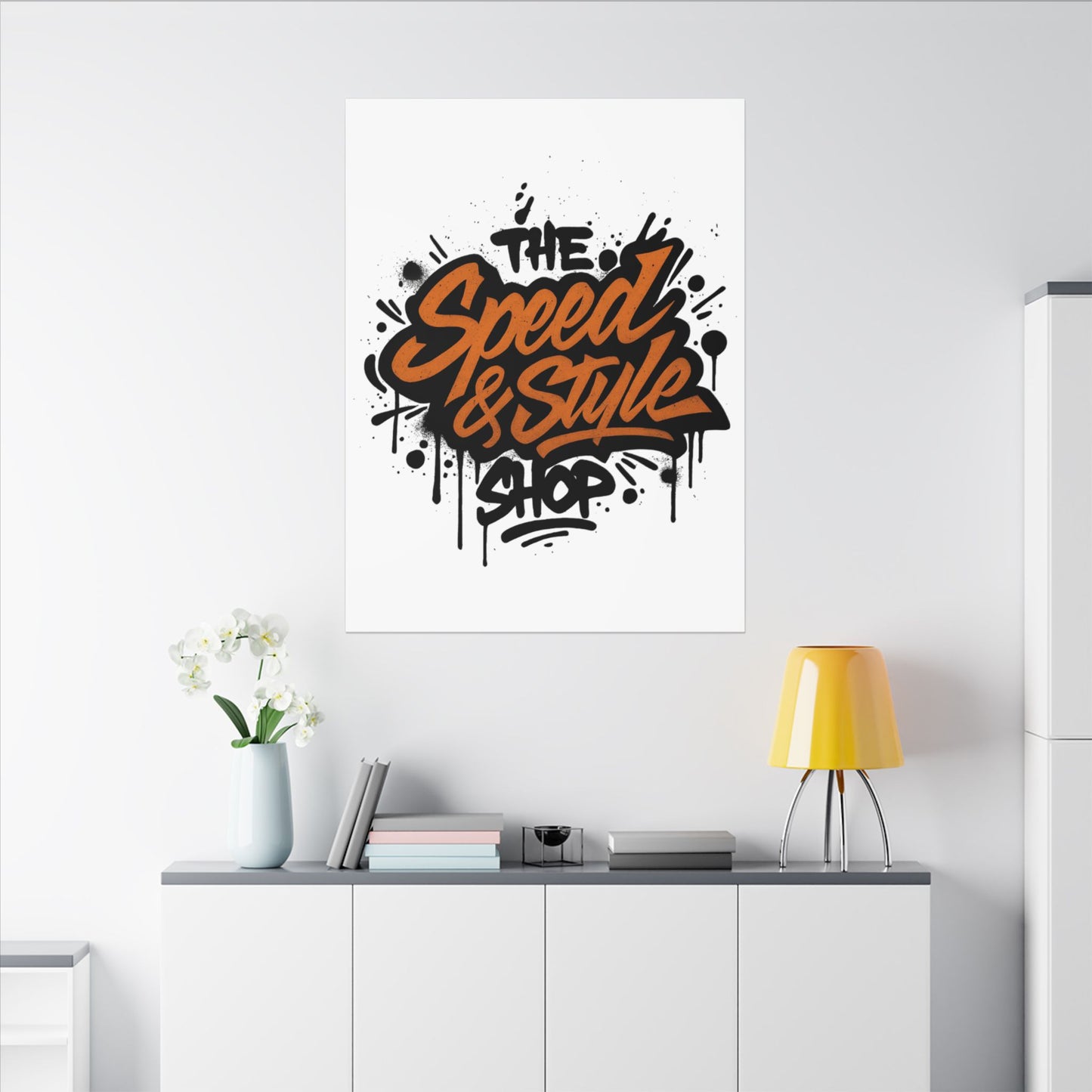 Graffiti Logo Canvas Poster