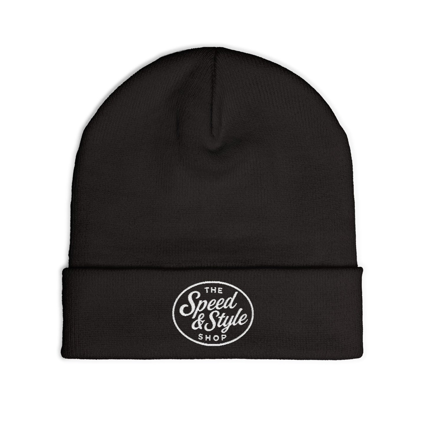 Embroidered Logo Knit Beanie
