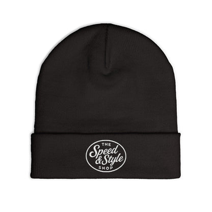 Embroidered Logo Knit Beanie