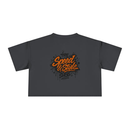 Graffiti Logo Crop Top