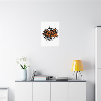 Graffiti Logo Canvas Poster
