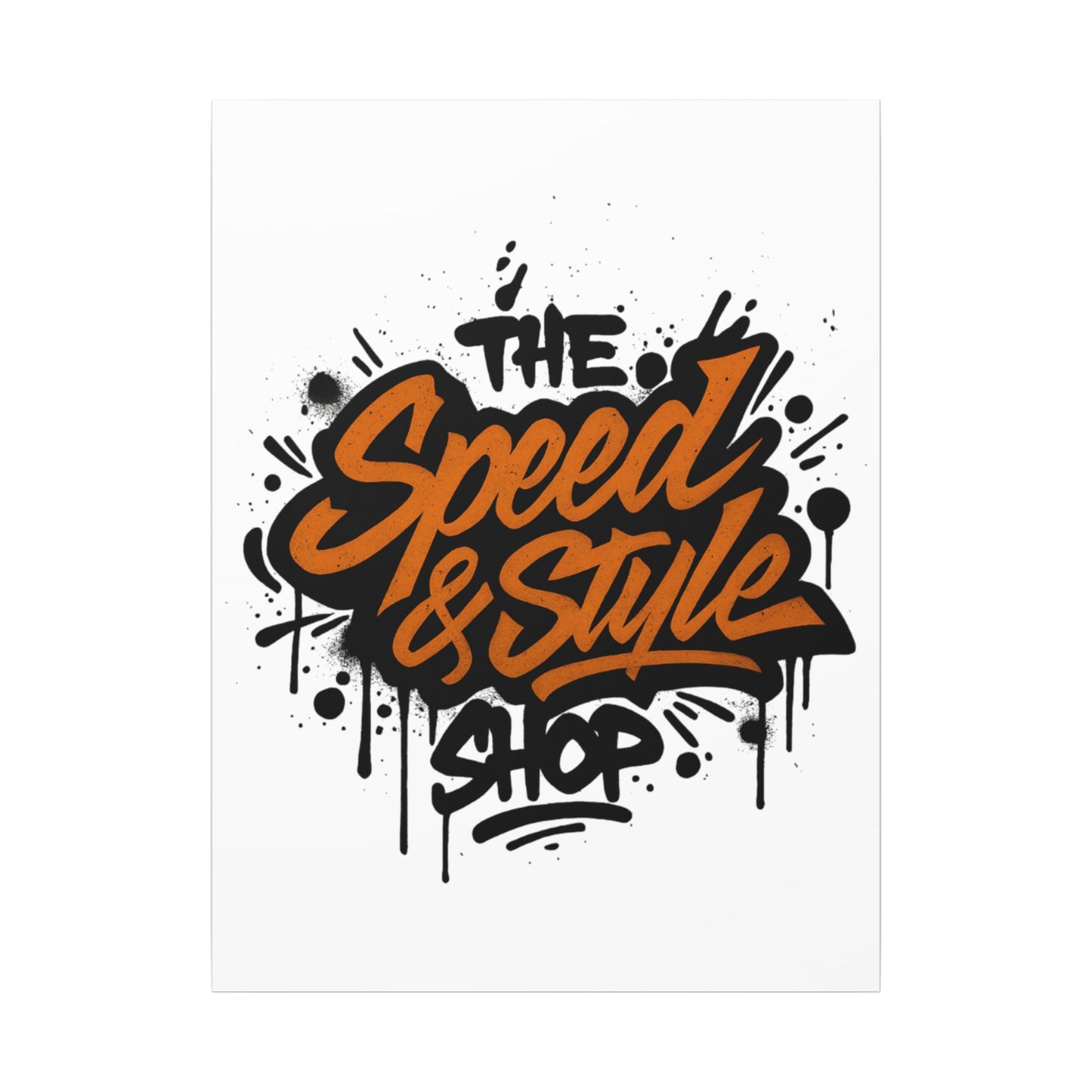 Graffiti Logo Canvas Poster