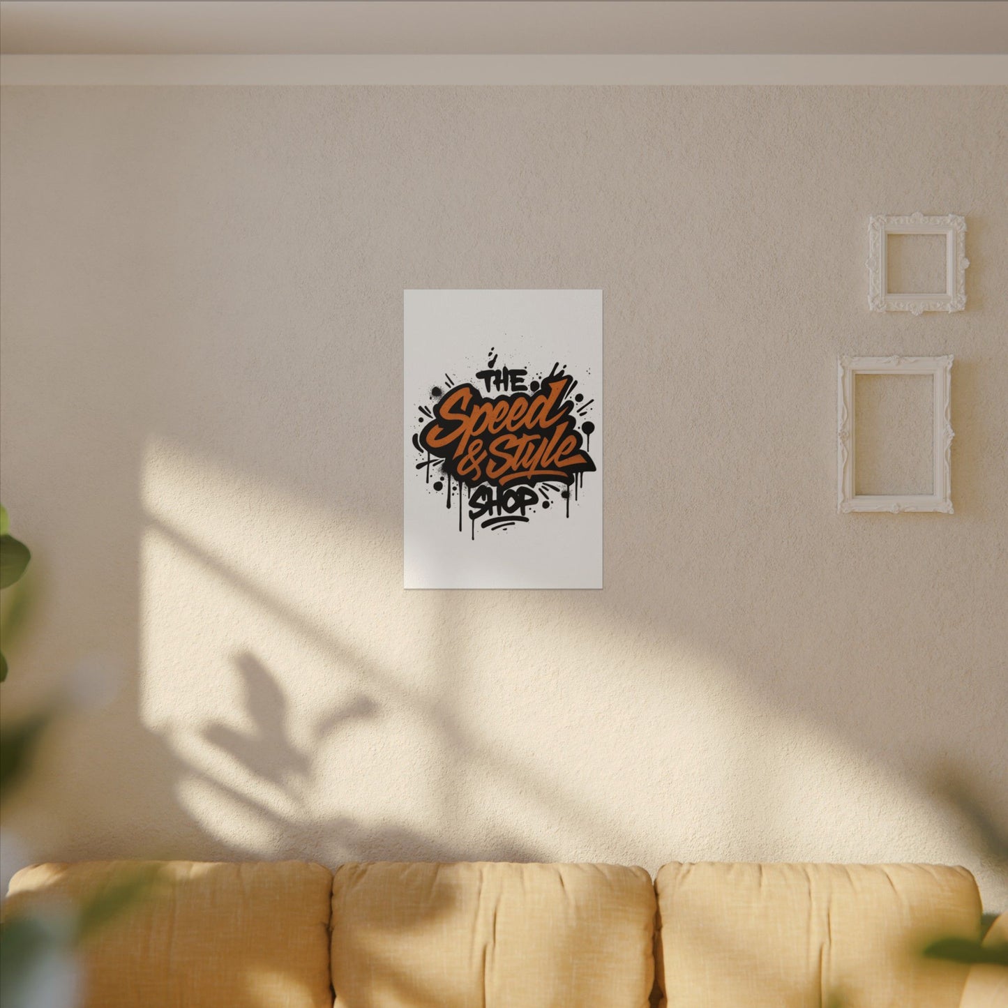 Graffiti Logo Canvas Poster