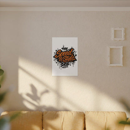 Graffiti Logo Canvas Poster