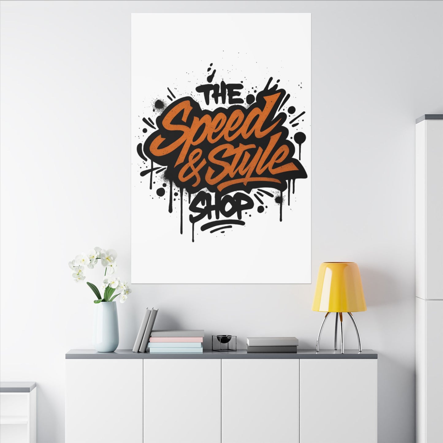 Graffiti Logo Canvas Poster